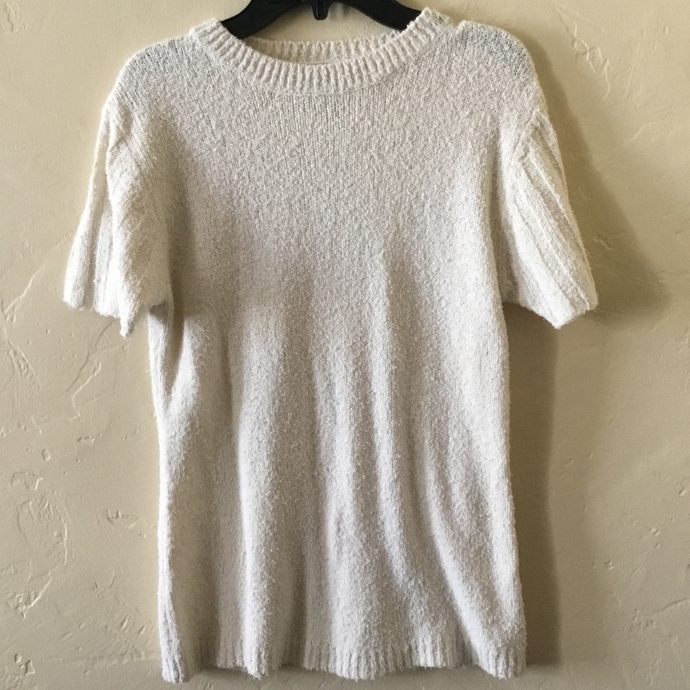 Womens B.MOSS Short Sleeve Sweater